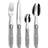 Lou Laguiole Comptoir Grey Cutlery Set 24pcs