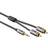 Goobay AUX 3.5 mm Ljudadapterkabel 1 m