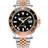 Stührling Aquadiver 3968.4 Man 42 mm Analog Kvarts Mineralglas Black 22 mm