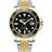 Stührling Aquadiver 3968.3 Man 42 mm Analog Kvarts Mineralglas Black 22 mm