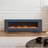 Living and Home 60inch Wall Mounted Electric Fireplace Grey One Size