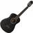 Gear4music Junior 1/2 Classical Guitar, Black, by Gear4music