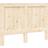 vidaXL Solid Pine Natural Sänggavel 140cm