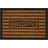 Premier Housewares Interiors Welcome Panama Brown