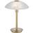 Paul Neuhaus Enova Matt Brass/White Table Lamp 28cm