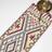 Homescapes Goa Colour Kilim Runner White