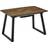 Homcom Extendable Nature Wood Effect Dining Table 80x120cm