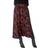 Roman Paisley Print Midi Stretch Skirt Pink
