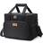 Lifewit Large Cooler Bag Shopping Bag Soft Insulated Picnic Family Cool Bag, Thermal Lunch Bag Cooling Bag for Work Beach Picnic Camping, Black, 24L