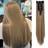 Shein 24" Straight Super Long 12 PCS Set Thick Clip on Synthetic Hair Extensions Ponytail Extension Hair