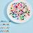 Shein 20pcs Resin Pill Shaped Button Jewelry Making Accessories For Bracelet, Beads, Cylinder Capsule Random Color
