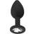 Sinful Jewel Silikone Butt Plug Small Black