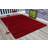 Smart Living Soft Thick Luxury Modern Shaggy Red