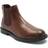 Thomas Crick Thomas Crick Ladd Leather Brown Mens Chelsea Boots