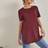 Shein Maternity Split Side Solid Tee