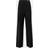 Prada Pantalon Large En Laine - Black