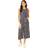Yumi Navy Blotch Print Culotte Jumpsuit