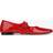 Repetto Red Georgia Ballerina Flats 550 Flamme FR 35.5