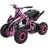 ACTIONBIKES MOTORS Racer Electric Mini Quad Bike 36V Black/Pink