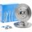 SKF Bremseskiver VKBD 1016 267,7 12 4