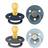 Bibs 4 Pack Soothers Deep Space Mix Size 2 Round Nipple