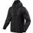 Rev'it! Component H2O Jacket, Men's textile motorcycle, Black Black, S