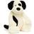 Jellycat Bashful Black & Cream Puppy Really Big 67cm