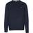 Gant Lambswool Sweater with round Neck - Dark Navy Melange