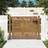 Homie Garden Gate 105 x 105 cm Corten Steel Square Design