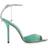 Jimmy Choo Saeda 100 Satin - Sea Green