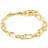 Pilgrim Rani Recycled Bracelet Goldplated Dam Kedjearmband Utan Hänge one