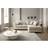 Abakus Direct Chicago Cream Sofa 212cm 3 Seater