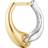 Georg Jensen Reflect Litet Örhänge Silver/Guld
