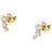 Live Diamond Stud Earrings - Gold/Diamonds