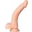 Willie City Classic Realistisk Curved Dildo 20 cm Nude Nude