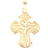 Siersbøl 8kt. guld dagmarkors m/apostle 22mm
