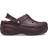 Crocs Classic Platform Lined Clog - Dark Cherry