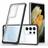 Hurtel Galaxy S21 Ultra 5G Skal Clear 3in1 Svart
