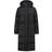 Superdry Hooded Longline Puffer Coat, Black