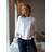 Selected Femme Essential Boxy Genser - Bright White