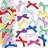 Baker Ross EV5902 Self-Adhesive Satin Ribbon Bows Pack 72