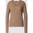 Only Onlcamilla V-Neck Pullover - Brunmeleret
