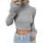 Shein Turtle Neck Cropped Sweater