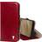Torro iPhone 15 Pro Max Leather Wallet Case with Stand Function Red