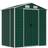 vidaXL Haveskur 191 x 130 x 198 cm Galvaniseret Stål Grøn (Areal )