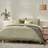 Yard Mallow Bow Tie Duvet Cover Green