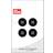 Prym Plastikknap Sort 15mm 4 stk
