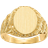 Bagatela Closed Back Signet Ring - Gold