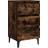 vidaXL 813140 Smoked Oak Bedside Table 35x40cm