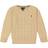 Ralph Lauren Kid's Cable-Knit Polo Pony Sweater - New Camel